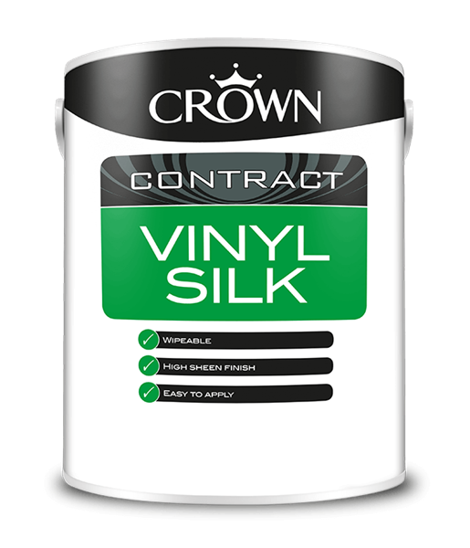 Crown Contract Vinyl Silk Emulsion Magnolia Emulsion