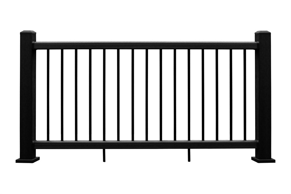 naturale railing hand base rail kit 1 . 8 metre ebony